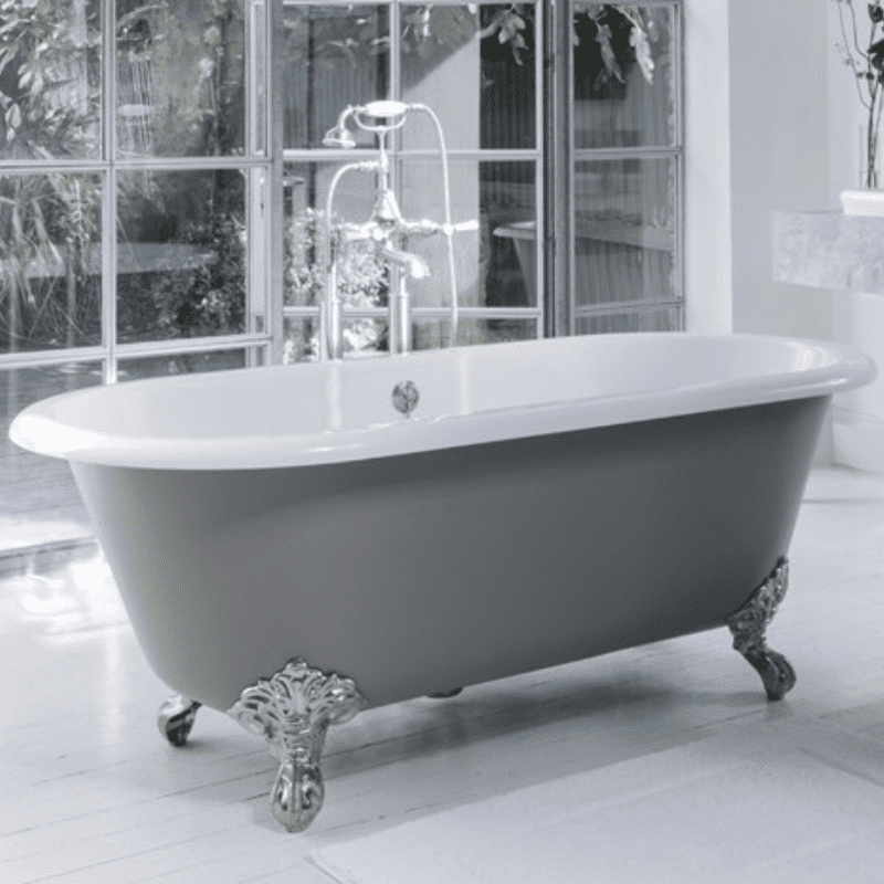 Victoria + Albert Cheshire Freestanding Double Ended Roll Top Bath in Grey